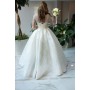 Свадебное платье в пол с пышной юбкой S0492